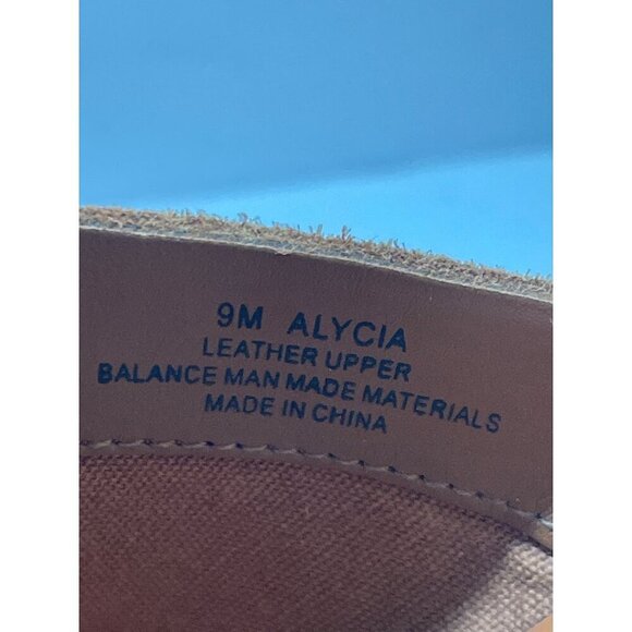 Dolce Vita Sandals Alycia Brown Suede Mules Open Toe Braided Chunky Heel Womens - Picture 6 of 7